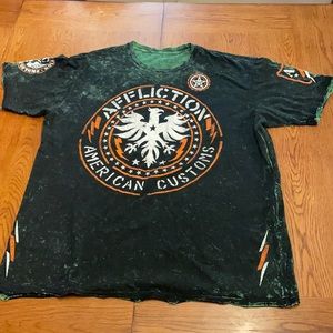Reversible Affliction shirt- 2 XL